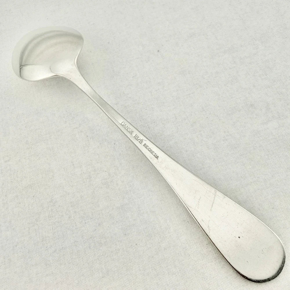 Dansk Silhouette Stainless‎ Place/Oval Soup Dinner Spoon 18/8 Indonesia 7.25